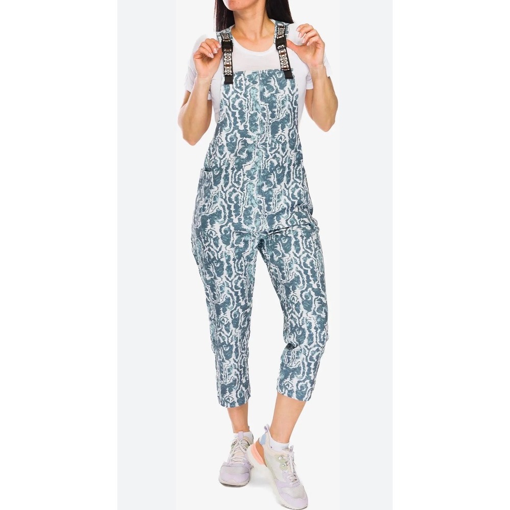 KAVU San Blas Overalls Womens Size XL Motion Undertow Quick Dry Outdoors Hiking